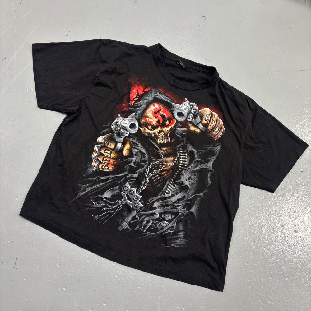 Spiral Direct Five Finger Death Punch 5FDP Graphic T-Shirt Black 4XL Mens